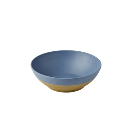 Churchill Emerge Oslo-blauw melamine diepe kom 36 cm – grote breukvaste serveerkom voor buffet