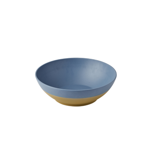 Churchill Emerge Oslo-blauw melamine diepe kom 36 cm – grote breukvaste serveerkom voor buffet