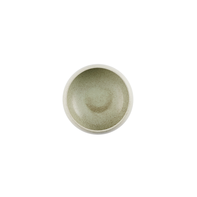 Churchill Emerge Stonecast Speckled Green diepe kom 15,8 cm – gespikkeld groen porseleinen kom voor de horeca