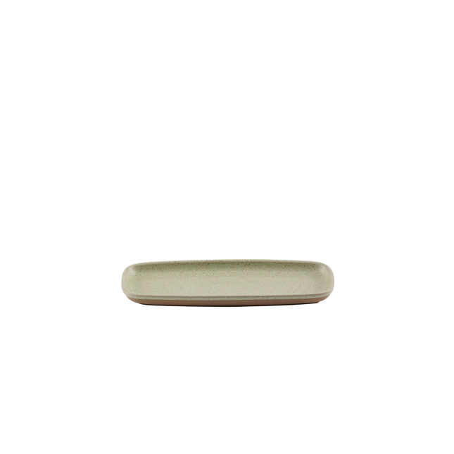 Emerge Stonecast Speckled Green Rectangular Plate 25.1 x 10 cm 6/box