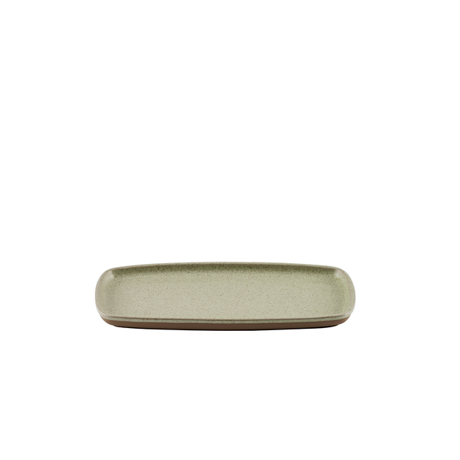 Emerge Stonecast Speckled Green Rect. Plate 30 x 14.7 cm 6/box