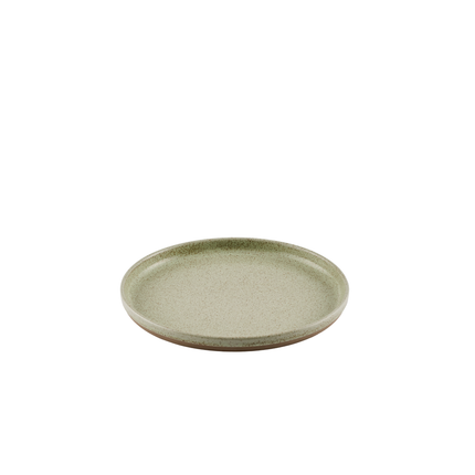 Churchill Emerge Stonecast Speckled Green bord met rand 26 cm – gespikkeld groen porseleinen bord voor restaurants