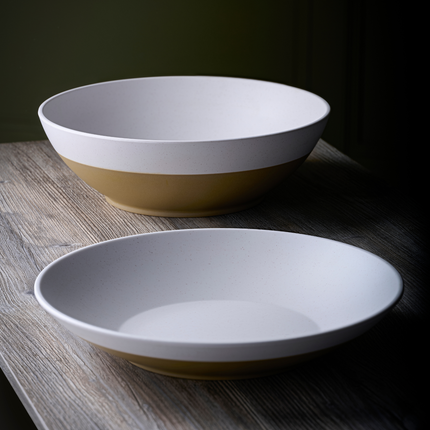 Emerge Helsinki White Shallow Bowl 36 cm 2/box