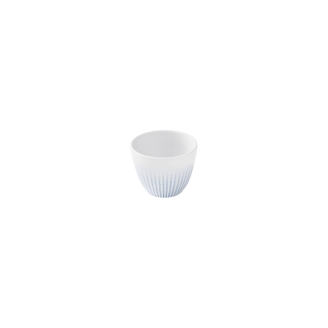 Churchill Era Blue Contour chipmok 10 cm – blauw porseleinen mok voor de horeca