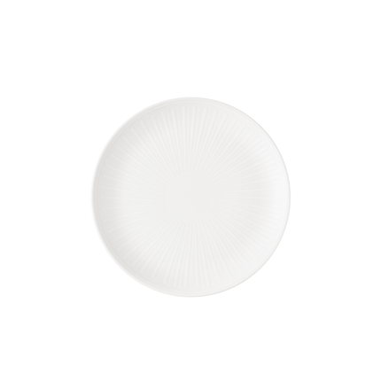 Churchill Era White coupebord 28,8 cm – wit porseleinen bord voor koffie en thee