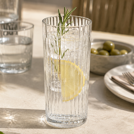 Bormioli Rocco Exclusiva Tom Collins longdrinkglas 475 ml – hoog glas voor cocktails in de bar