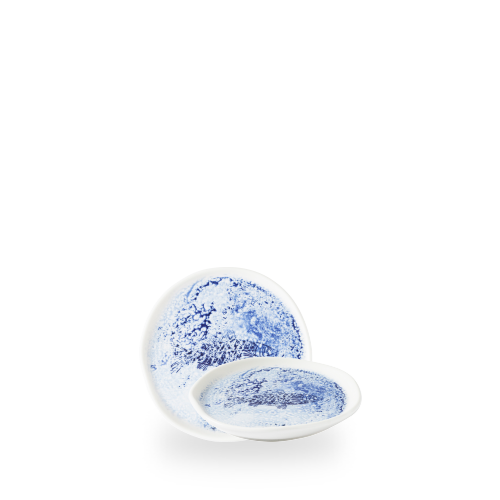 Churchill Fresco Pisces Blue organisch bord 14 cm