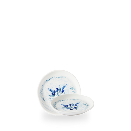 Churchill Fresco Grove Blue organisch bord 14 cm