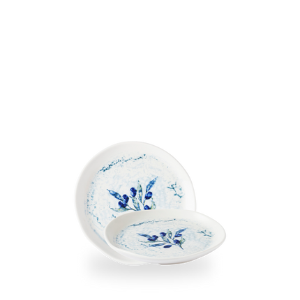 Churchill Fresco Grove Blue organisch bord 16,5 cm