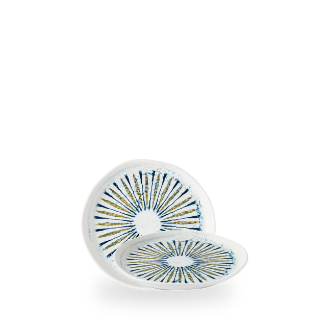 Churchill Fresco Shoal Blue organisch bord 16,5 cm