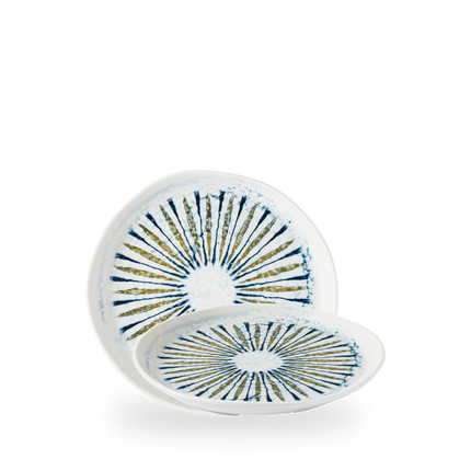 Churchill Fresco Shoal Blue organisch bord 21,5 cm