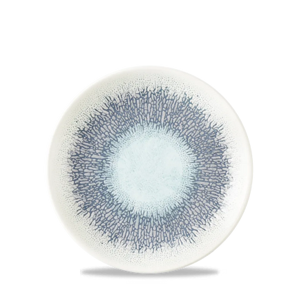 Churchill Studio Prints Fusion Blue coupebord Ø 16,5 cm – blauw porseleinen bord voor restaurants