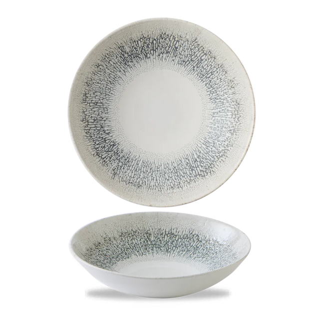 Studio Prints Fusion Grey Evolve Coupe Bowl 18.2cm 12/box