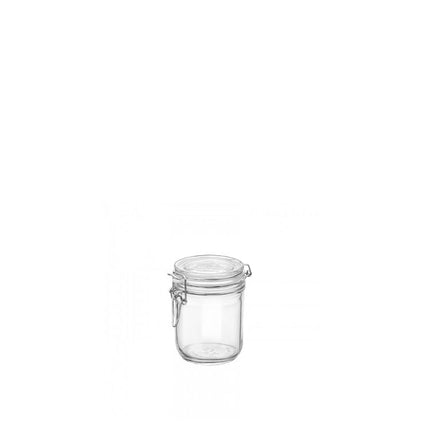 Rocco Bormioli Fido Terrina bewaarpot 200 ml – kleine glazen weckpot met beugelsluiting