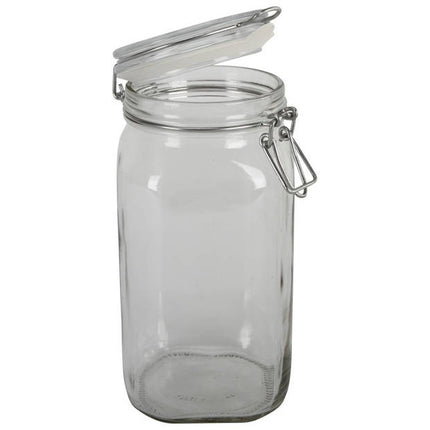 Rocco Bormioli Fido inmaakpot 1,5 liter – glazen weckpot met beugelsluiting
