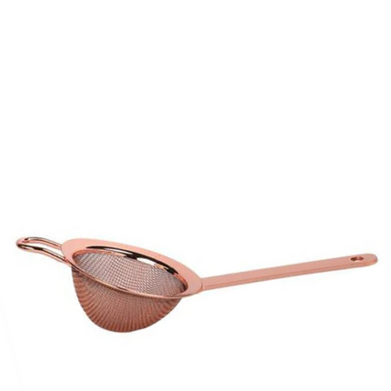 Fine Strainer double mesh copper plated L23 * B8 * H5,6cm