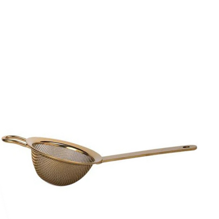 Fine Strainer gold plated, L23 * B8 * H5,6cm