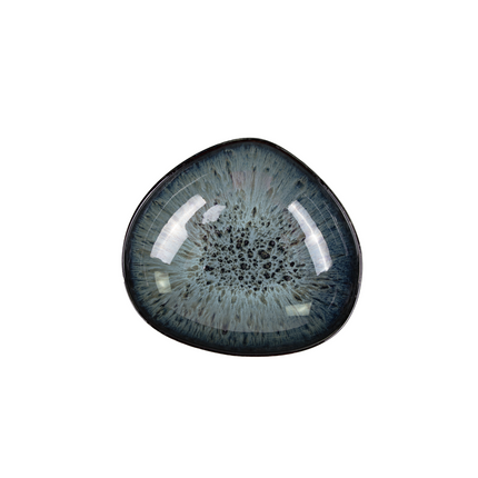 APS Ginza Nagare zwarte kom 22,6 x 20,3 cm - grote keramische serveerkom