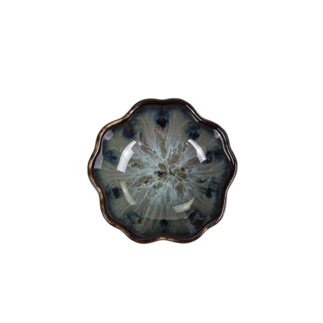 APS Ginza Nagare zwarte kom 7,2 cm - klein keramisch schaaltje voor sauzen