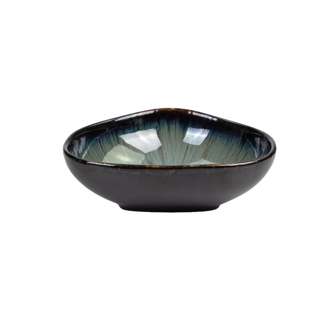 APS Ginza Nagare zwarte kom 12,3 cm detail - schaaltje voor voorgerechten