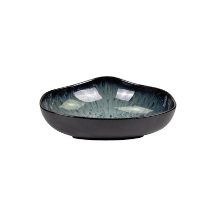 APS Ginza Nagare zwarte kom 22,6 cm detail - serveerkom voor restaurants