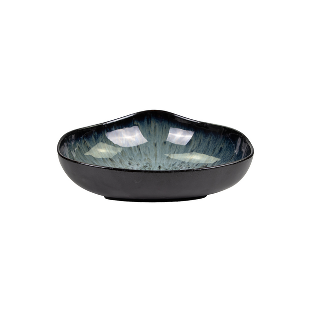 APS Ginza Nagare zwarte kom 22,6 cm detail - serveerkom voor restaurants