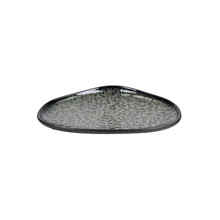 APS Ginza Nagare zwart bord 23 cm detail - bord voor de horeca