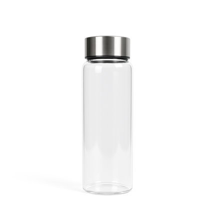 APS Ginza waterfles met RVS deksel 750 ml - glazen karaf voor de horeca