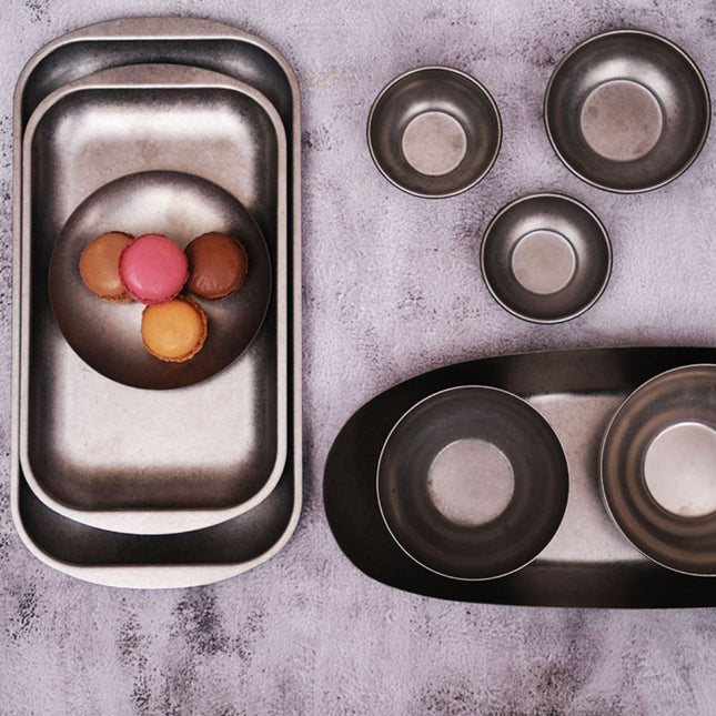 Tall Rectangular Tray 33,3 * 16,8 cm set/6