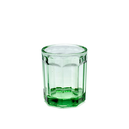 Glass M Green Fish & Fish 220ml16/box