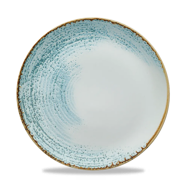 Homespun Aquamarine Evolve Coupe Plate 26 cm 12/box