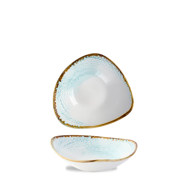 Homespun Accents Aquamarine Lotus Bowl 18.5cm 12/box