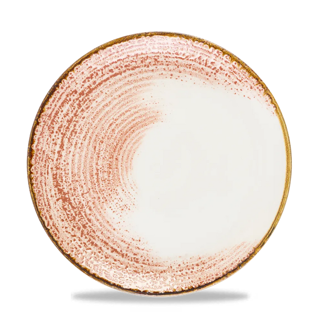 Homespun Coral Evolve Coupe Plate 26cm 12/box
