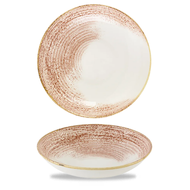 Homespun Coral Evolve Coupe Bowl 24,8cm 12/box
