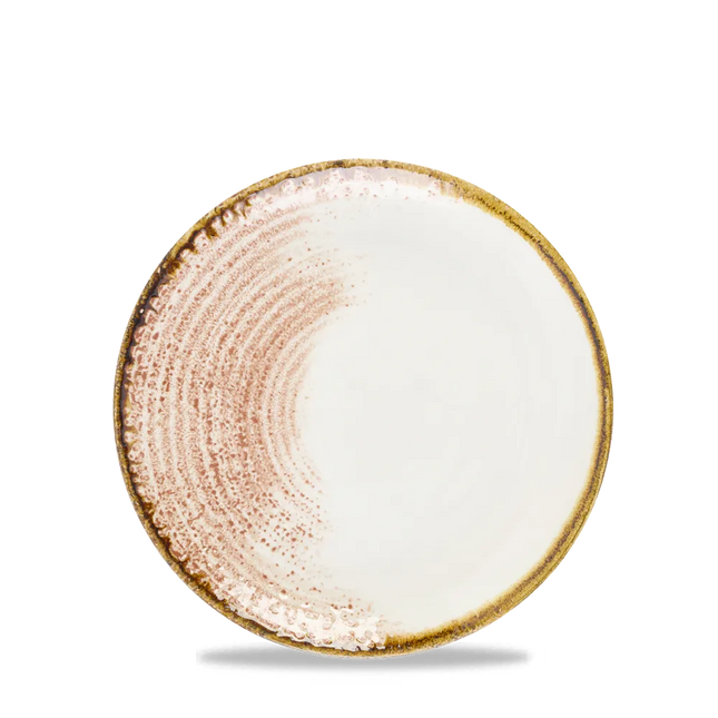Homespun Coral Evolve Coupe Plate 16,5cm 12/box