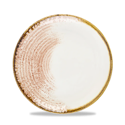 Churchill Homespun Coral coupe bord Ø 21,7 cm – koraalkleurig bord voor fine dining