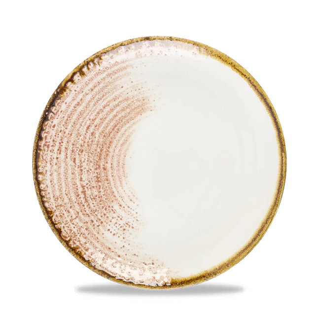 Churchill Homespun Coral coupe bord Ø 21,7 cm – koraalkleurig bord voor fine dining