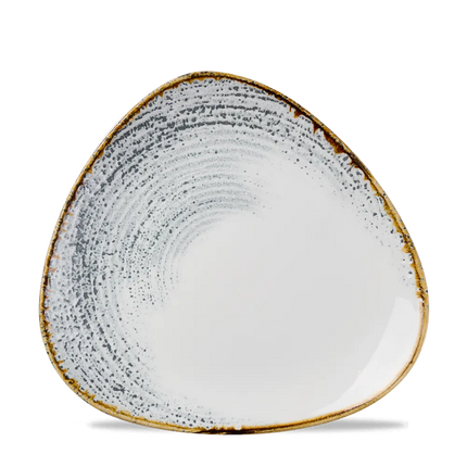 Homespun Accents Jasper Grey Lotus Plate 9" 12/box