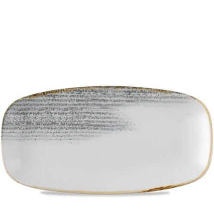 Churchill Homespun Accents Jasper Grey chef's langwerpig bord – groot grijs serveerbord