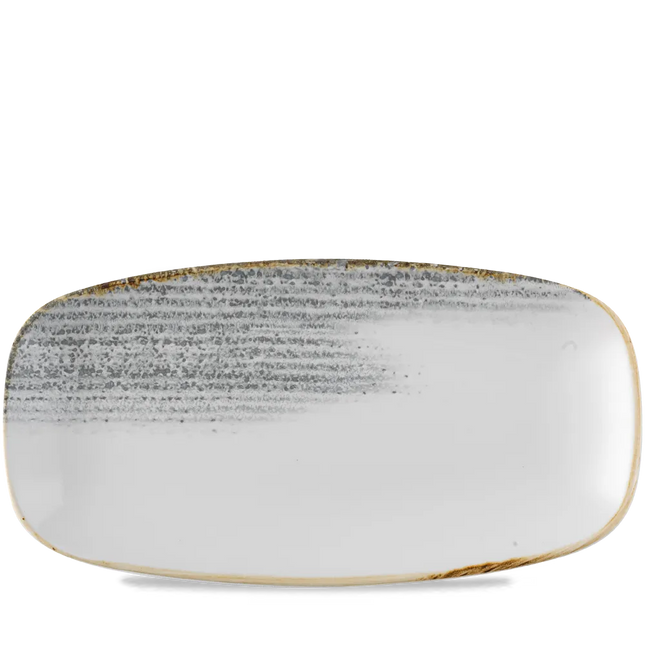 Homespun Accents Jasper Grey Chefs Oblong Plate 6/box