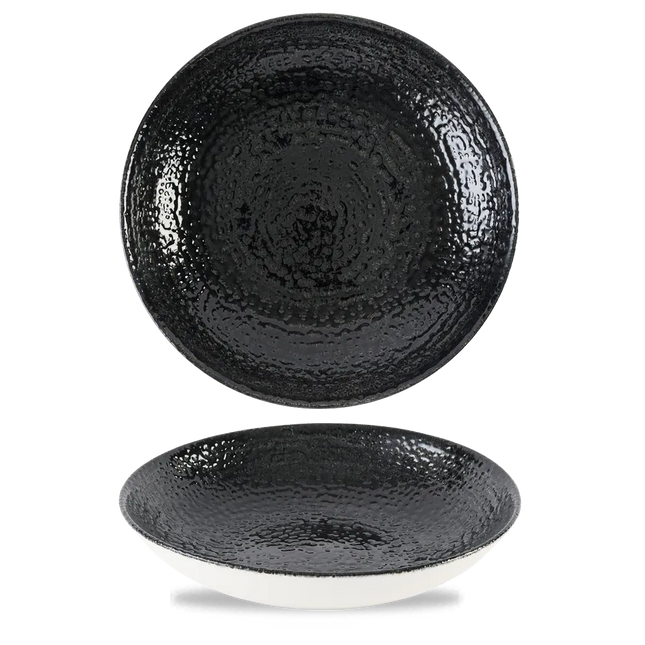 Homespun Black Evolve Coupe Bowl 24,8cm 12/box