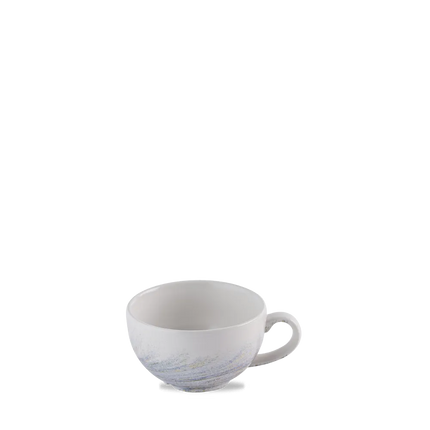 Churchill Elements Coast cappuccino kop 227 ml – gemêleerd blauw kopje voor horeca