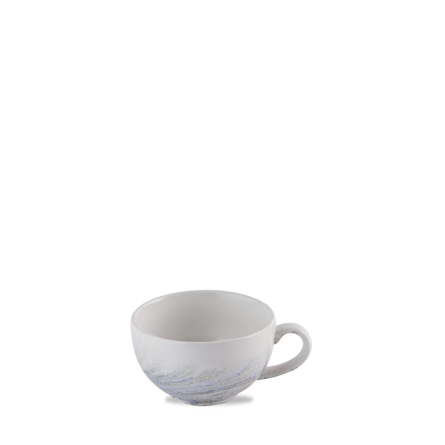 Churchill Elements Coast cappuccino kop 227 ml – gemêleerd blauw kopje voor horeca