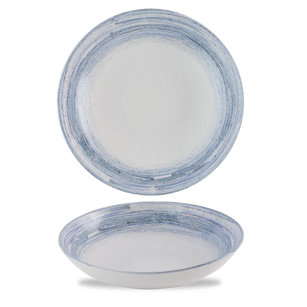 Churchill Elements Coast coupe kom Ø 24,8 cm – ruime gemêleerd blauwe kom voor horeca
