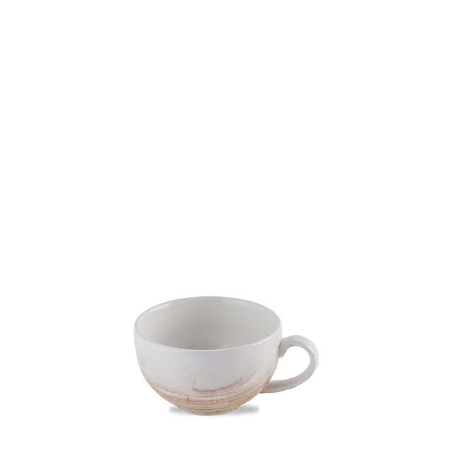 Churchill Elements Dune cappuccino kop 227 ml – gemêleerd zandkleurig kopje voor horeca