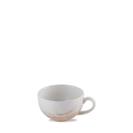 Churchill Elements Dune cappuccino kop 340 ml – grote gemêleerd zandkleurige kop voor restaurants
