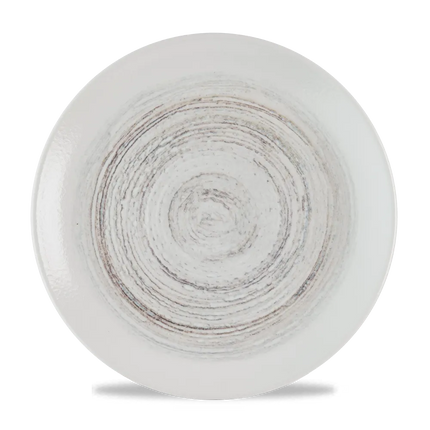Churchill Elements Dune coupe bord Ø 28,8 cm – groot gemêleerd zandkleurig bord voor horeca