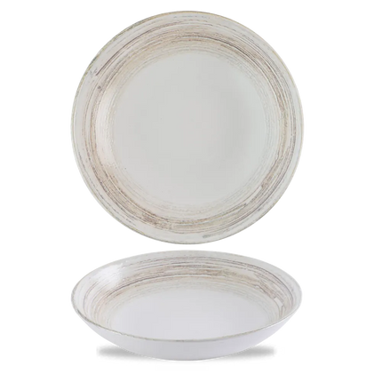 Churchill Elements Dune coupe kom Ø 24,8 cm – ruime gemêleerd zandkleurige kom voor horeca