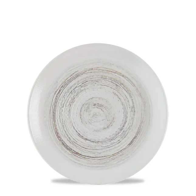 Churchill Elements Dune coupe bord Ø 16,5 cm – klein gemêleerd zandkleurig bijzetbord voor restaurants