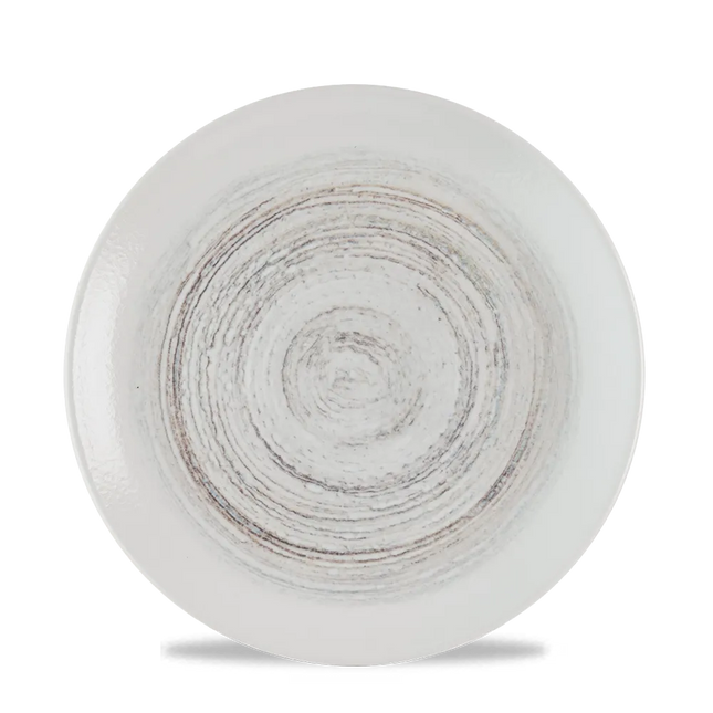 Churchill Elements Dune coupe bord Ø 21,7 cm – gemêleerd zandkleurig bord voor fine dining